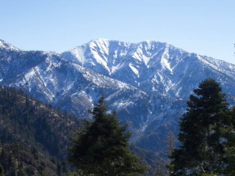 California's Mount Baldy.