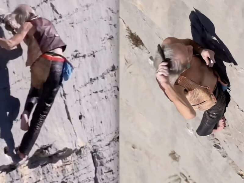 62-year-old climber Alain Robert aka The French Spiderman