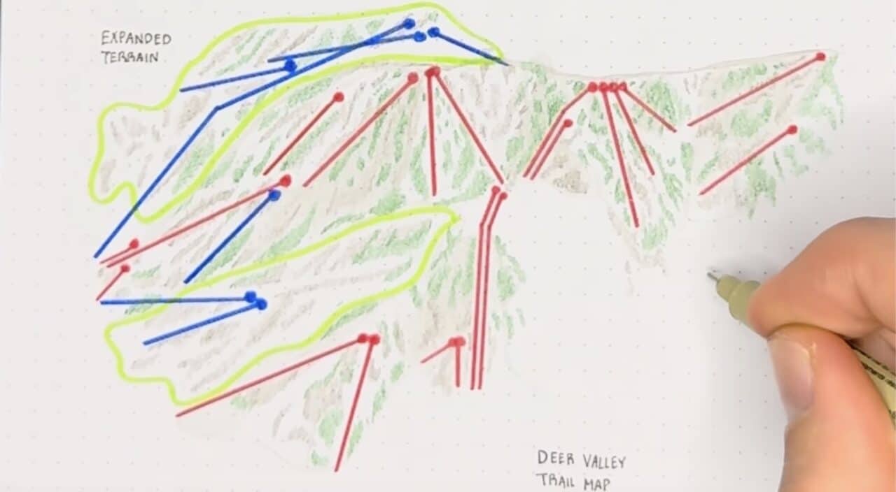 Deer Valley's historic expansion.