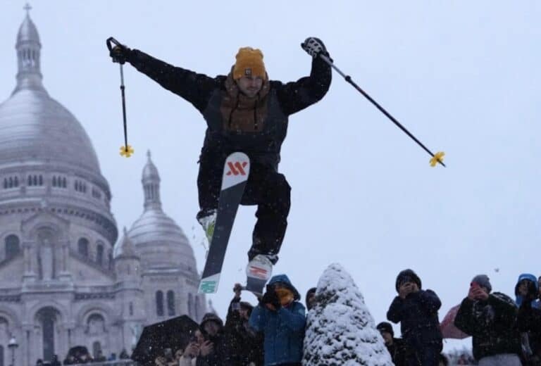 Skiing in Paris