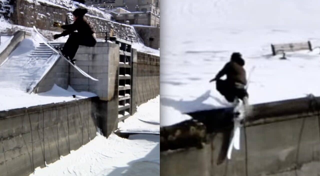 Urban skier decimates ankles.