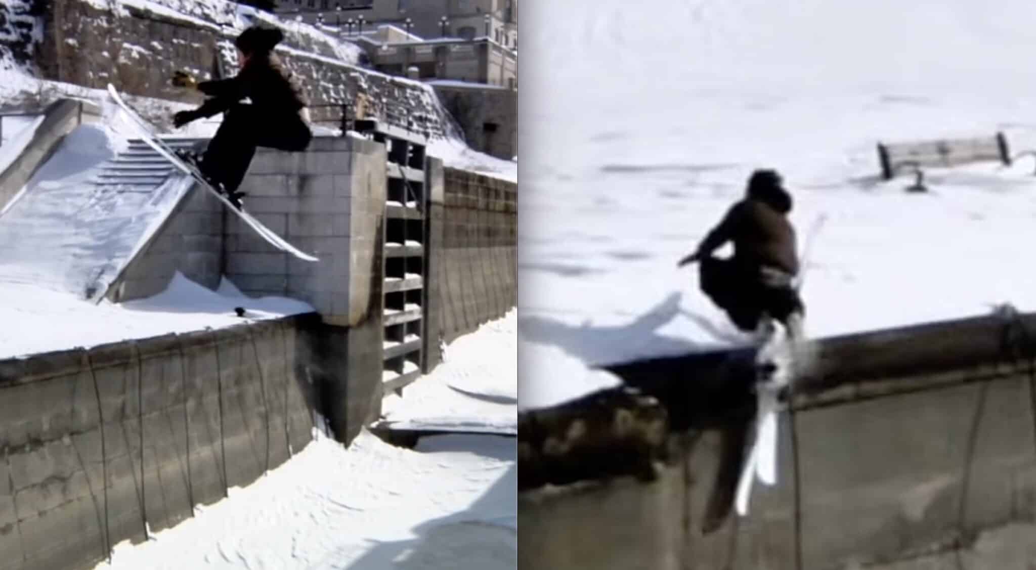 Urban Skier Decimates Ankles Attempting To Jump Ottawa Canal
