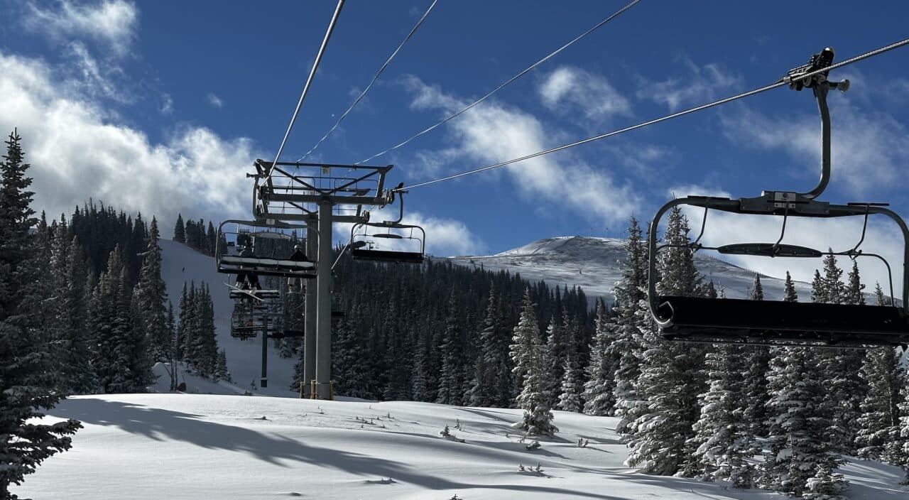 Chairlift at Copper Mountain.