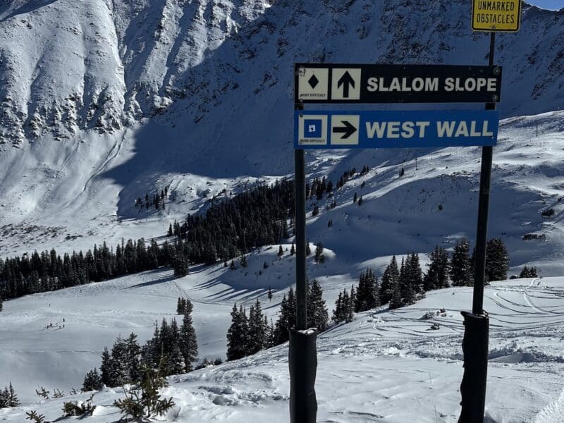 Slalom Slope, accessed via Pallavicini at Arapahoe Basin.