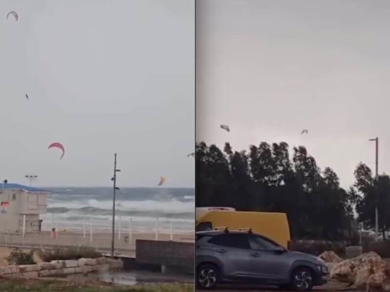 Tragic accident kills kitesurfer in Israel.