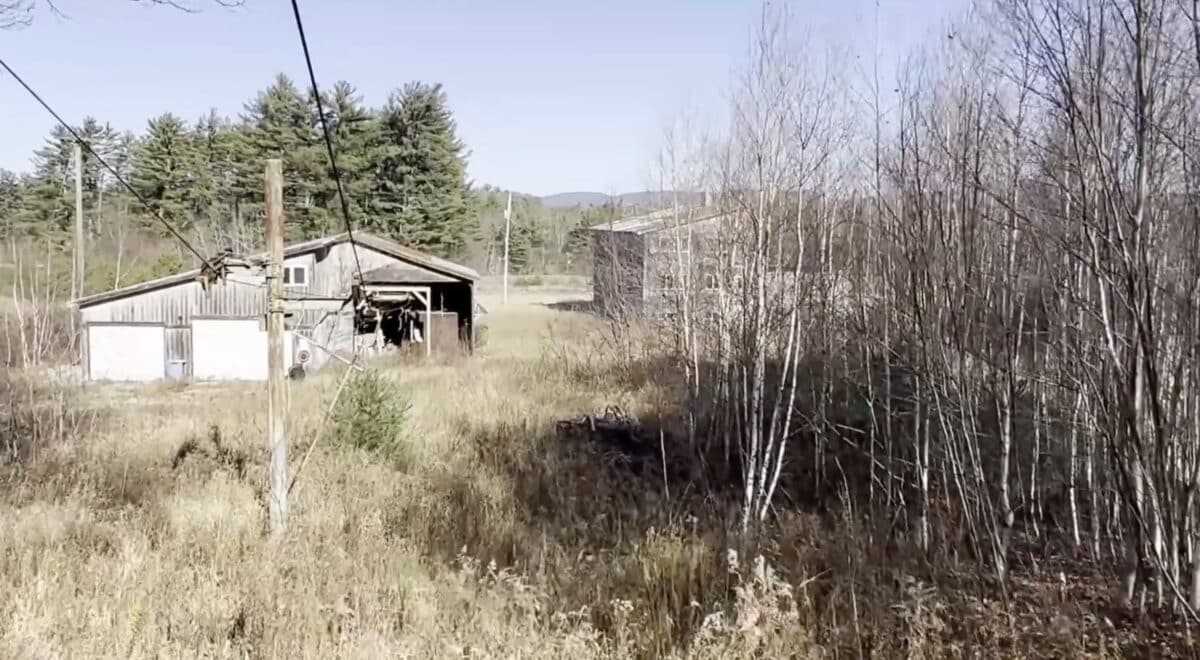 Abandoned New Hampshire Ski Area.
