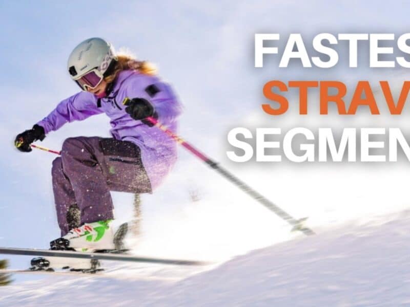 Hunting Strava segments at Jackson Hole.