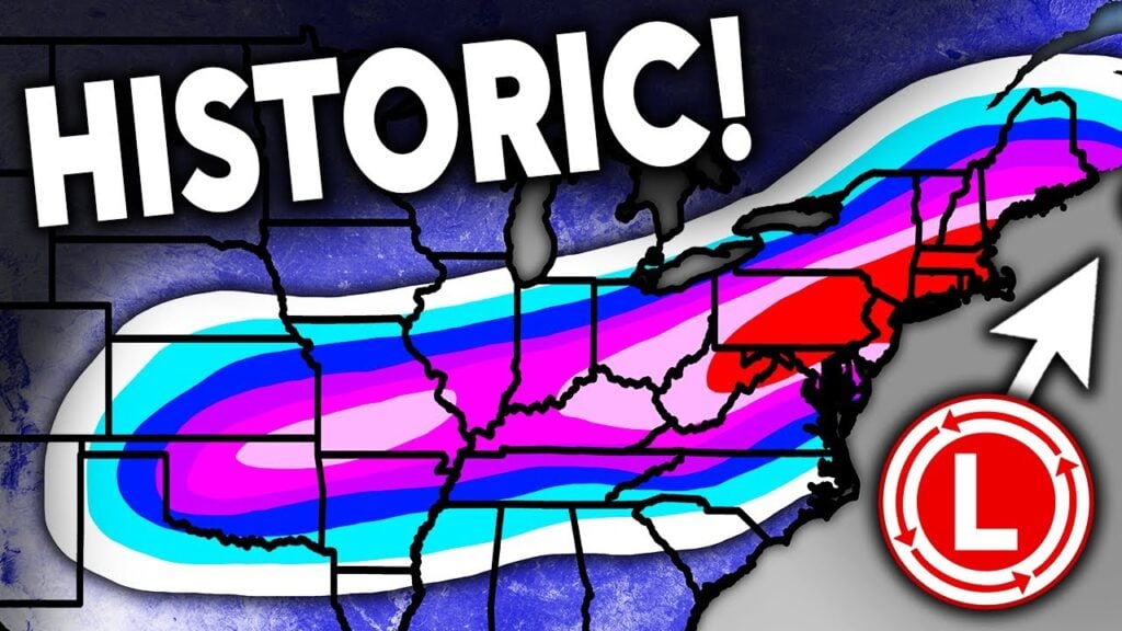 Winter Storm With Ice & Heavy Snow To Affect Over 230 Million ...