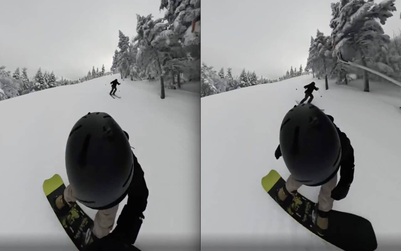 Skier loses his mind after causing collision @ Killington Ski Resort
