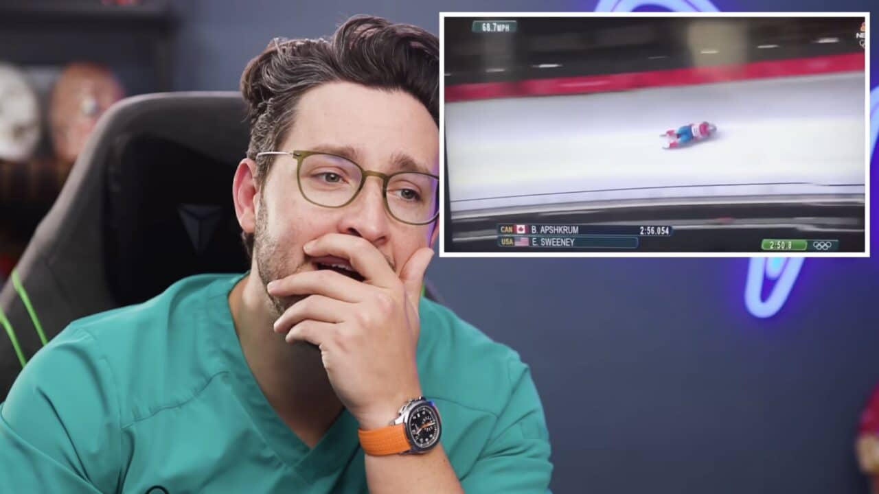 Doctor Mike reacts to Winter Olympic injuries.