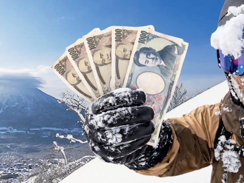 Japan ski trip costs.