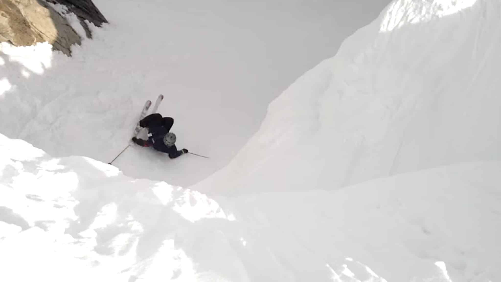 The Most Iconic Corbet's Couloir Wipeout Caught On Camera