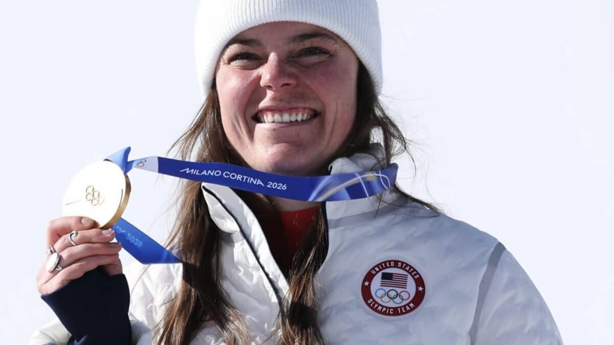 American Ski Racer Breezy Johnson Wins Her First Ever Olympic Gold Medal