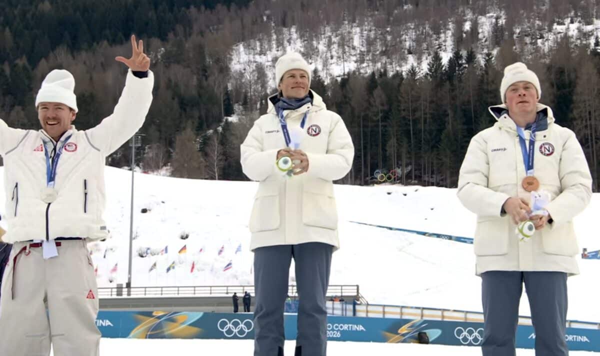 Mens XC Classic Sprint Podium