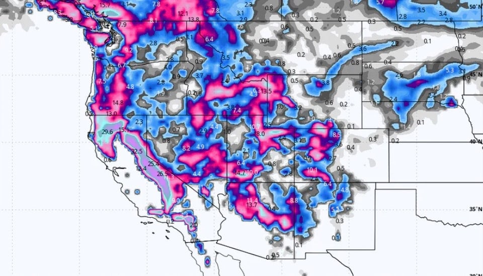 Snorkel Alert: Major Winter Storm Aims to Bury the Sierra With Up to 6 Feet of Snow