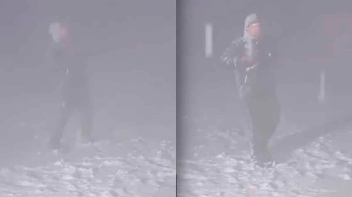 Thundersnow in Massachusetts.