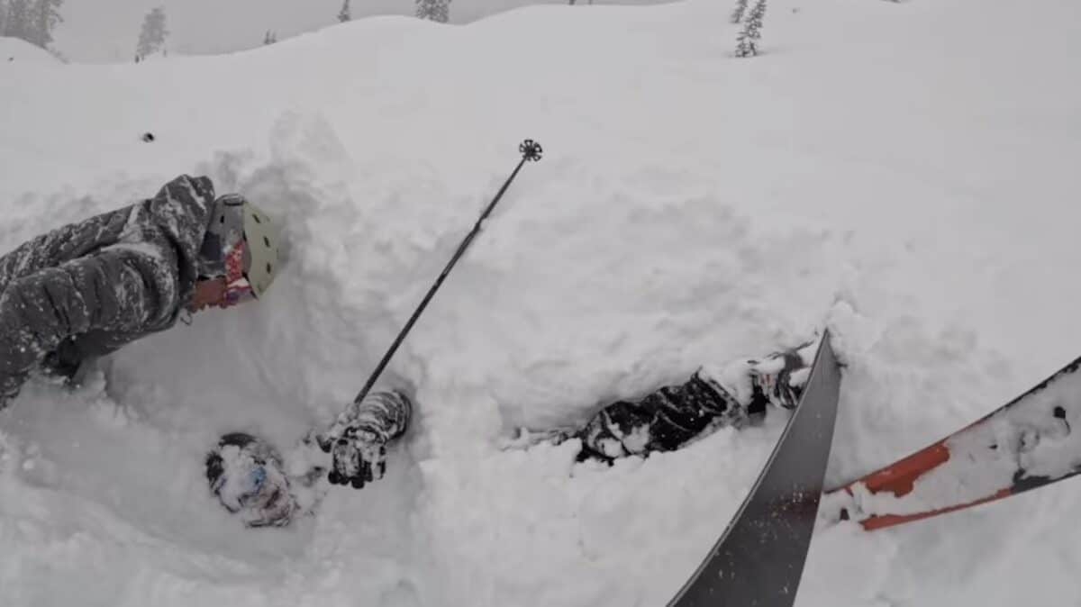 Deep snow immersion incident at Palisades Tahoe.