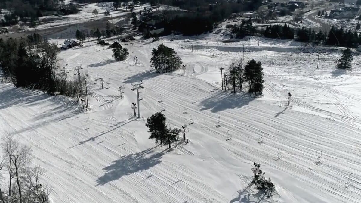 Alpine Valley ski area in Michigan.