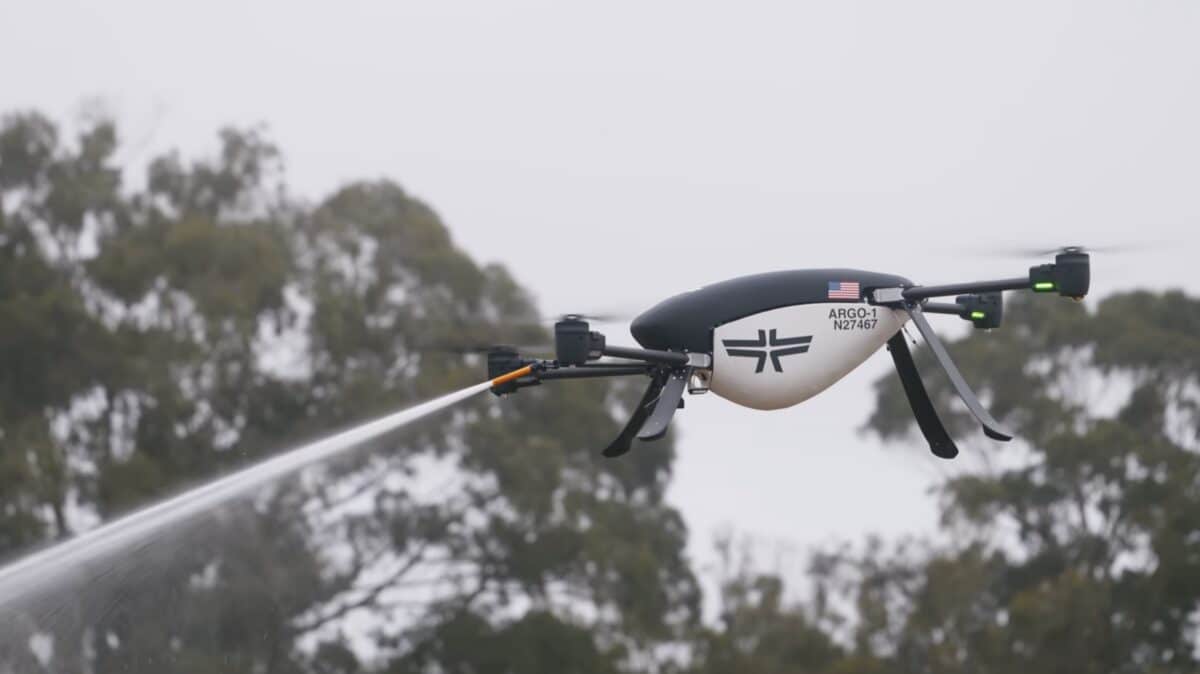 Fire suppression drones.