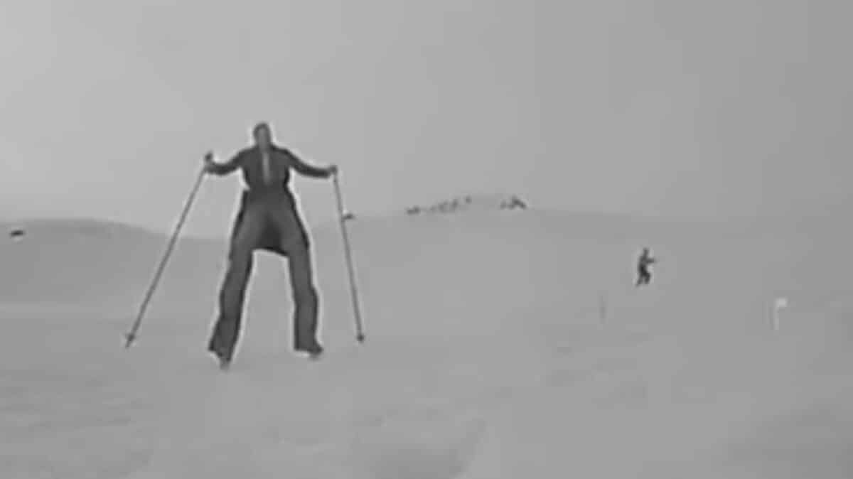 Whacky French skiing in the 1960s.