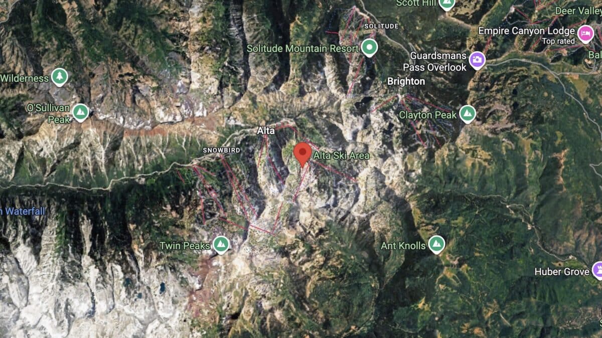 Alta Ski Area in Utah.