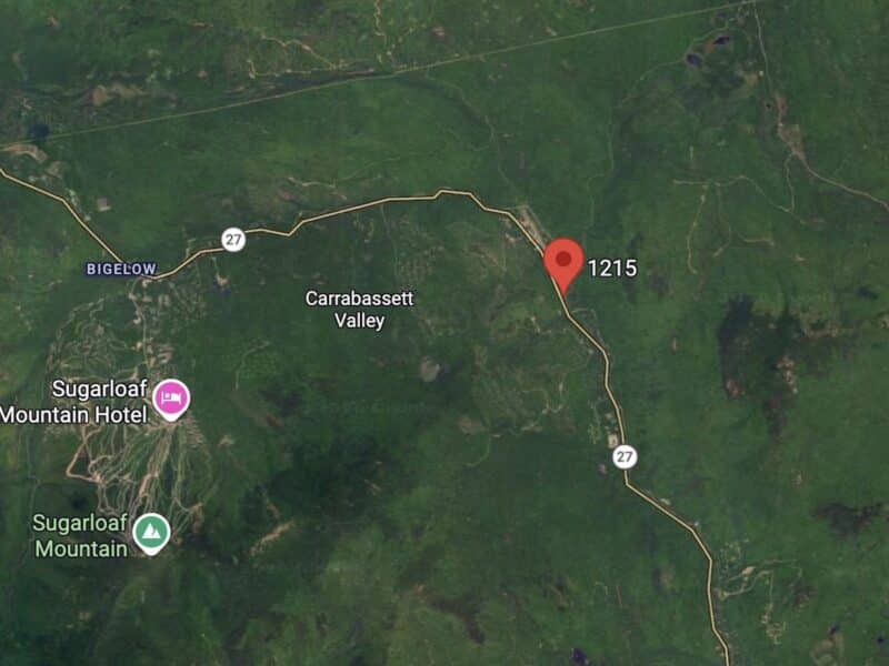 Shooting in Carrabassett Valley, Maine.