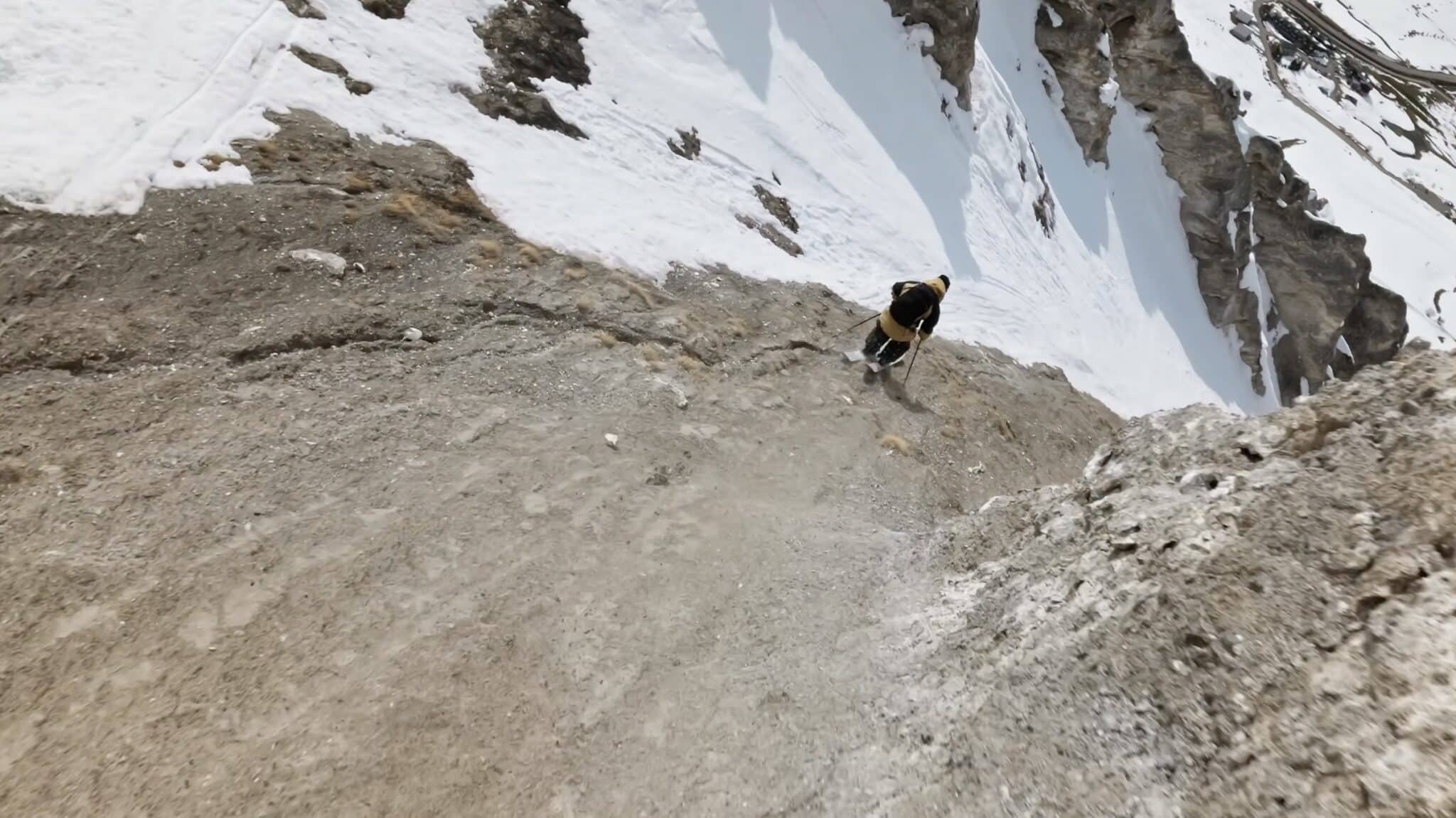 Candide Thovex Skis Rocky Faces Like They're Full Of Powder