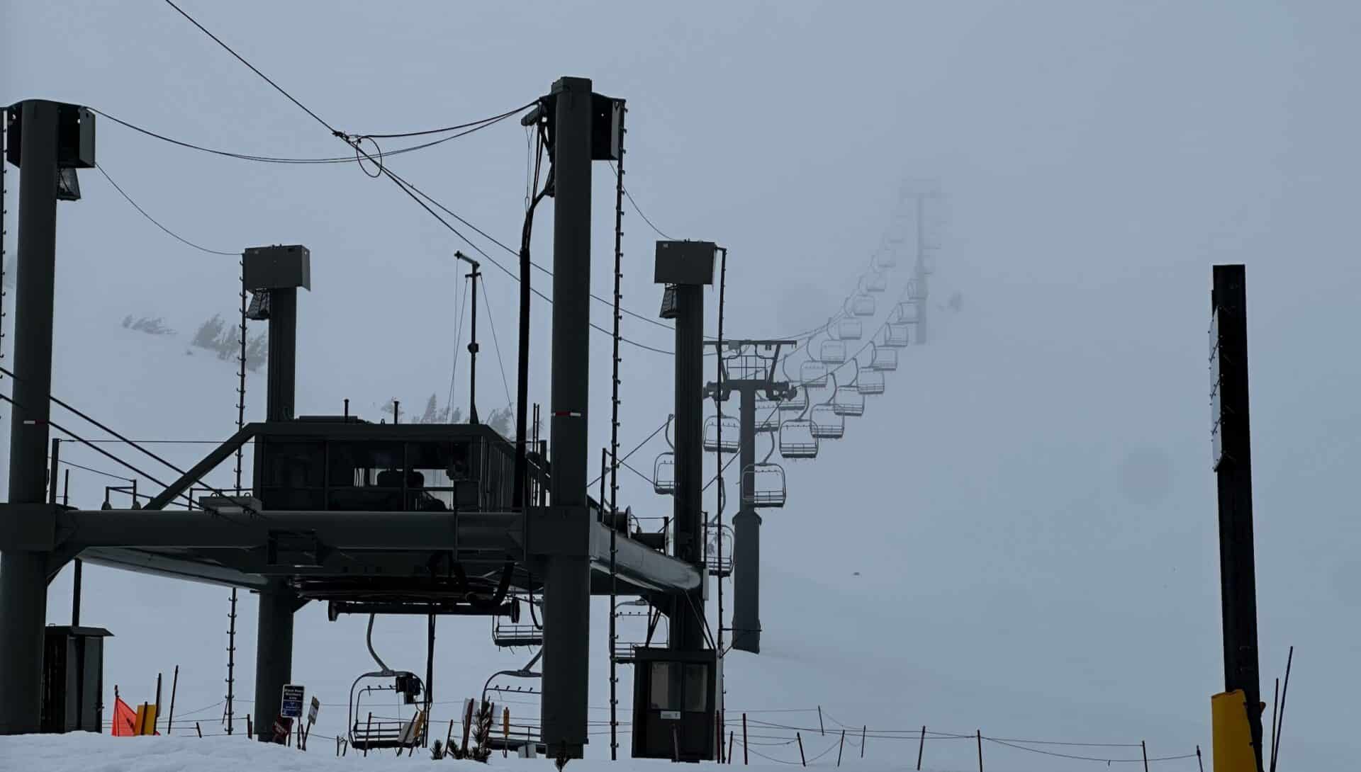 Wild views at Mammoth Mountain.