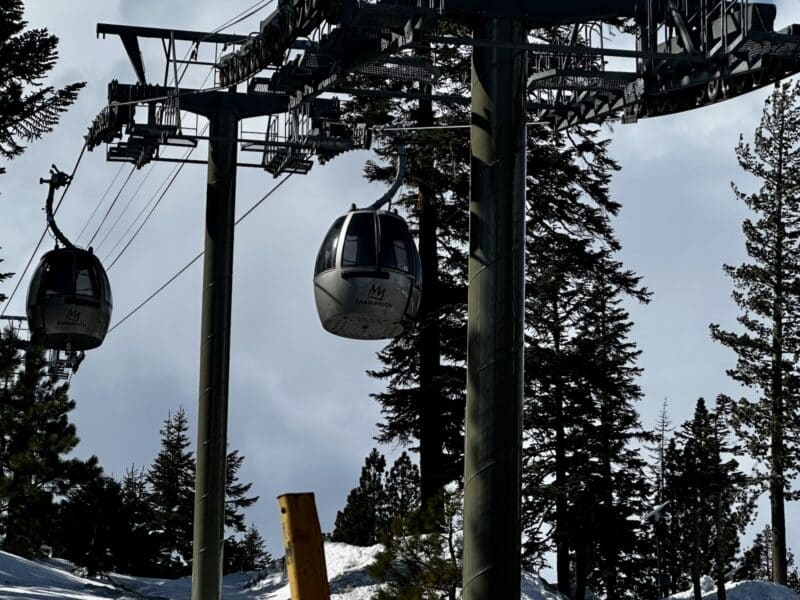 Mammoth Mountain Village Gondola.