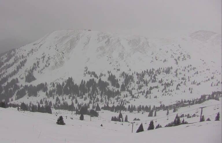 Union Peak live cam at Copper Mountain in Colorado (March 16th).