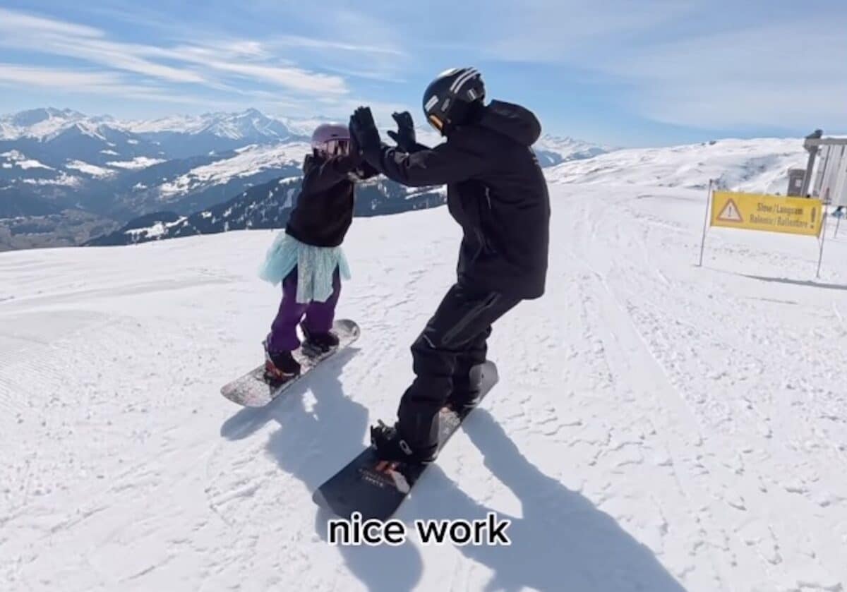 Shaun White Shares Adorable Moment With Little Snowboarder Girl