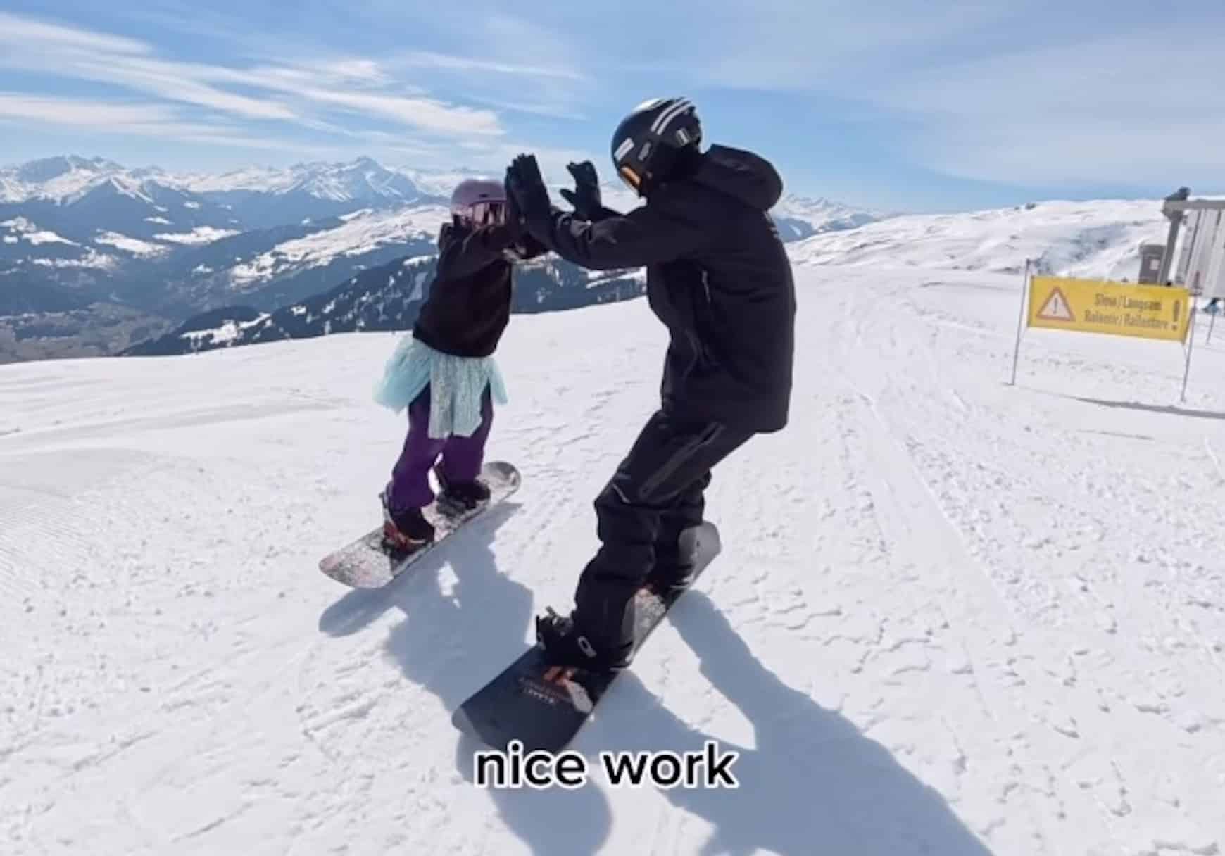Shaun White Shares Adorable Moment With Little Snowboarder Girl