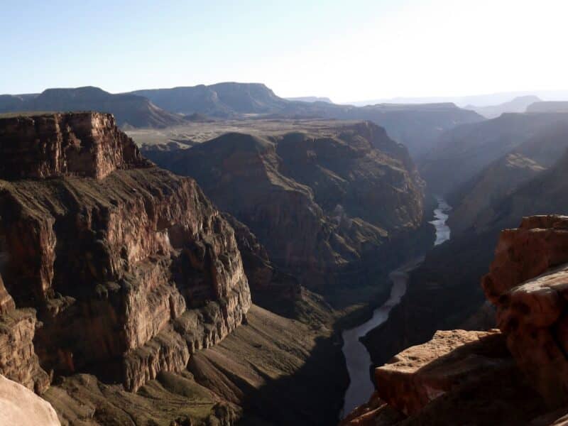 View from the North Rim of the Grand Canyon.