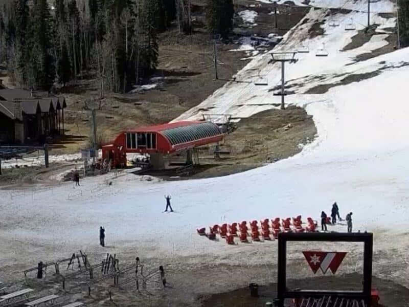 Base of Purgatory Ski Resort on March 27th.