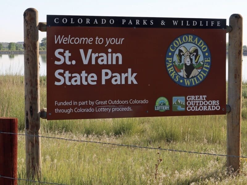 St. Vrain State Park in Colorado.