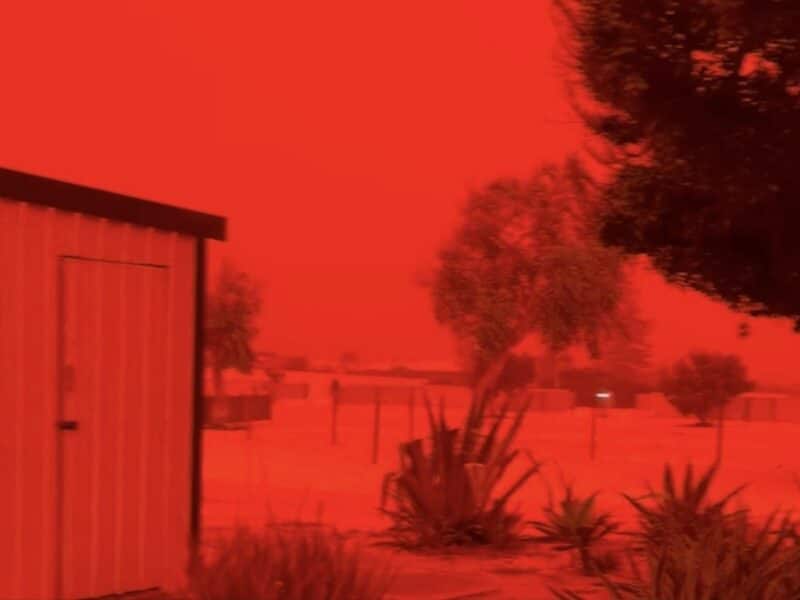 Blood Red Skies Over Western Australia