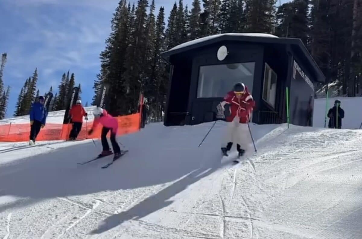 Olympic Gold Medal Grudge Match: Halfpipe Skier vs Alpine Racer in NASTAR