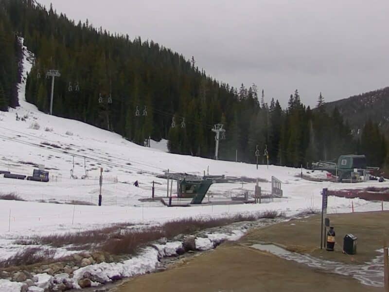 Spring conditions at Arapahoe Basin.