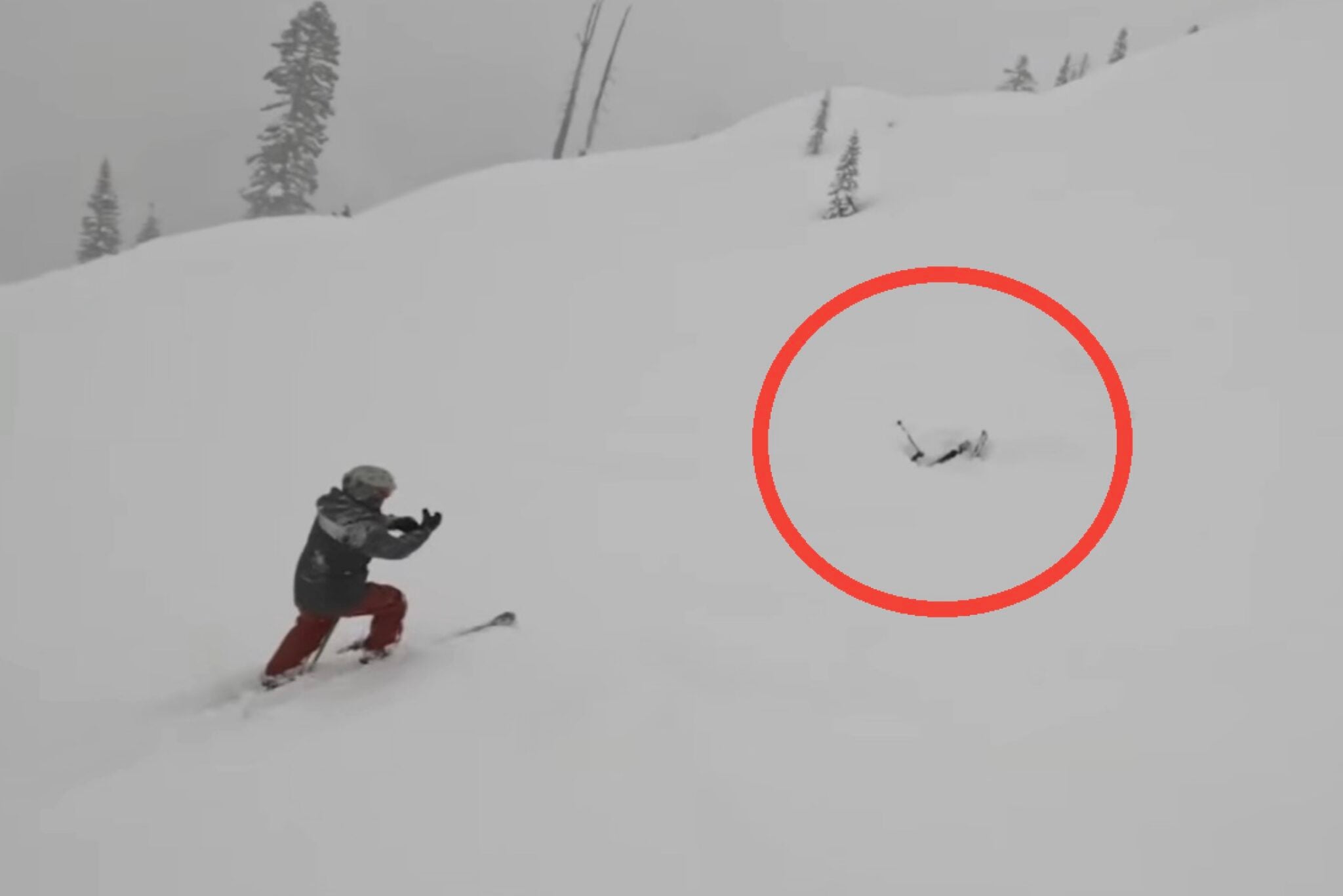 GoPro Rewards Alert Skiers Who Rescued Skier Trapped Upside Down In Deep Snow