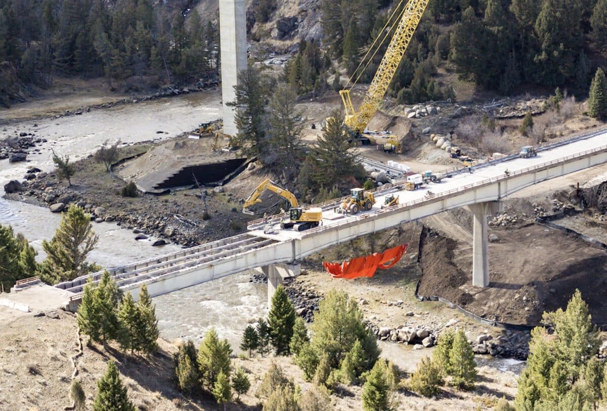 Old Yellowstone River Bridge Removed As $118 Million Project Enters Final Phase