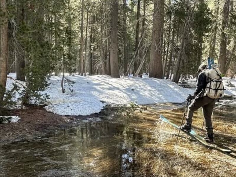Yosemite snowpack far below average.
