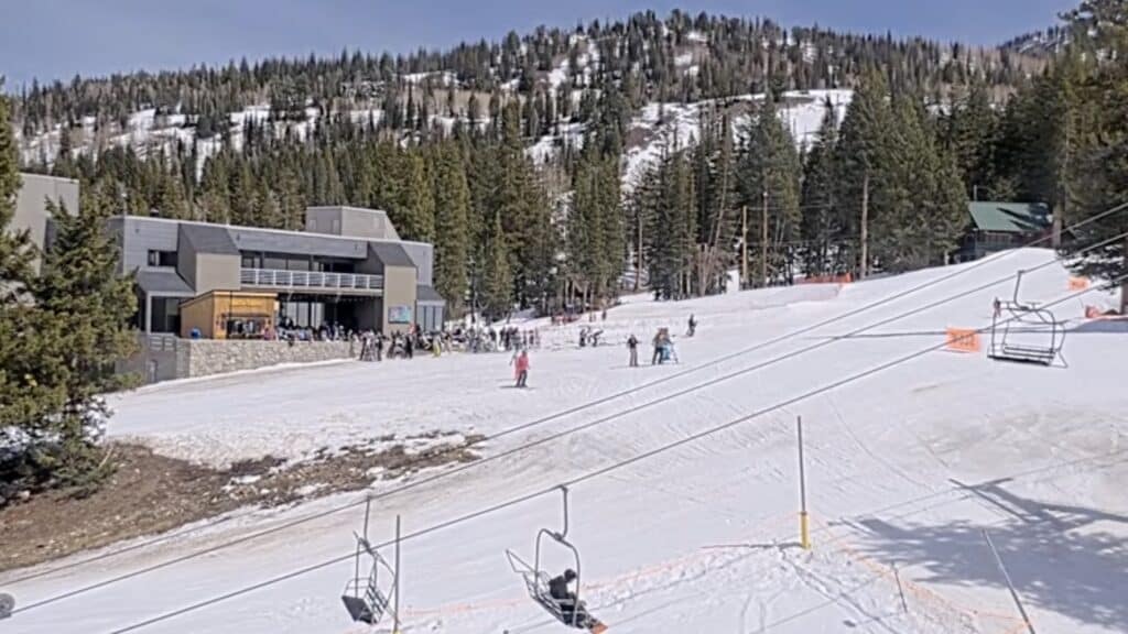 Brighton Flips the Lights On for Two Bonus Nights of Spring Skiing