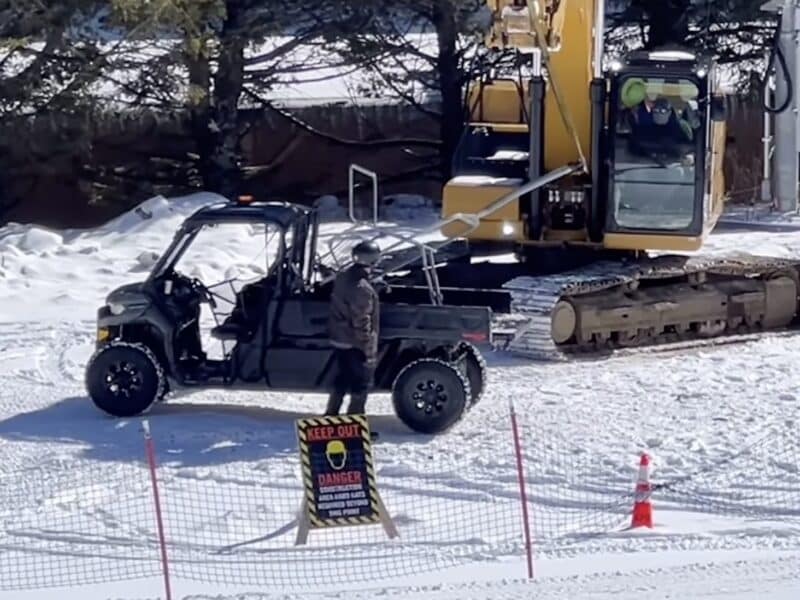Snowdon Triple Chairlift removal @ Killington Ski Resort