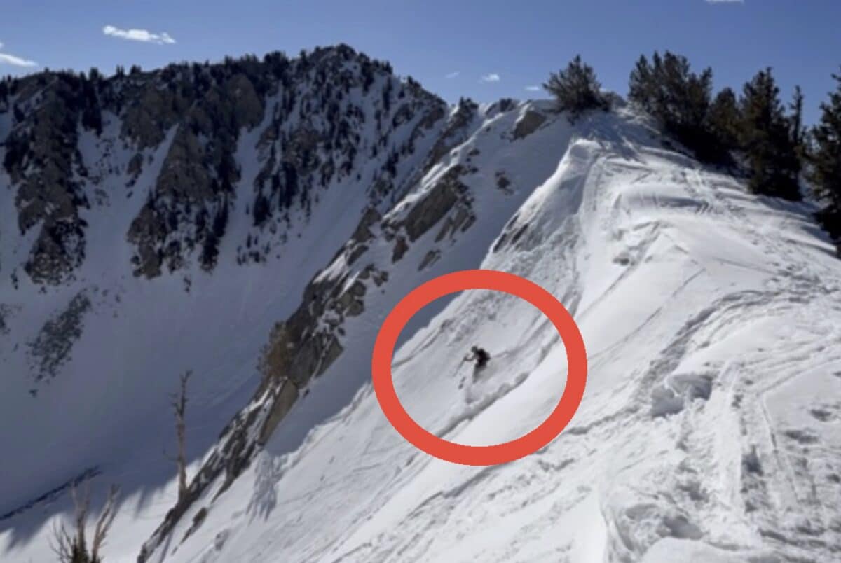 Skier Triggers Soft Slab Avalanche in Big Cottonwood Canyon