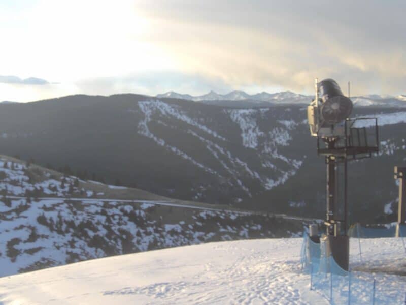 Vail Mountain on April 9th, the day after closing day.