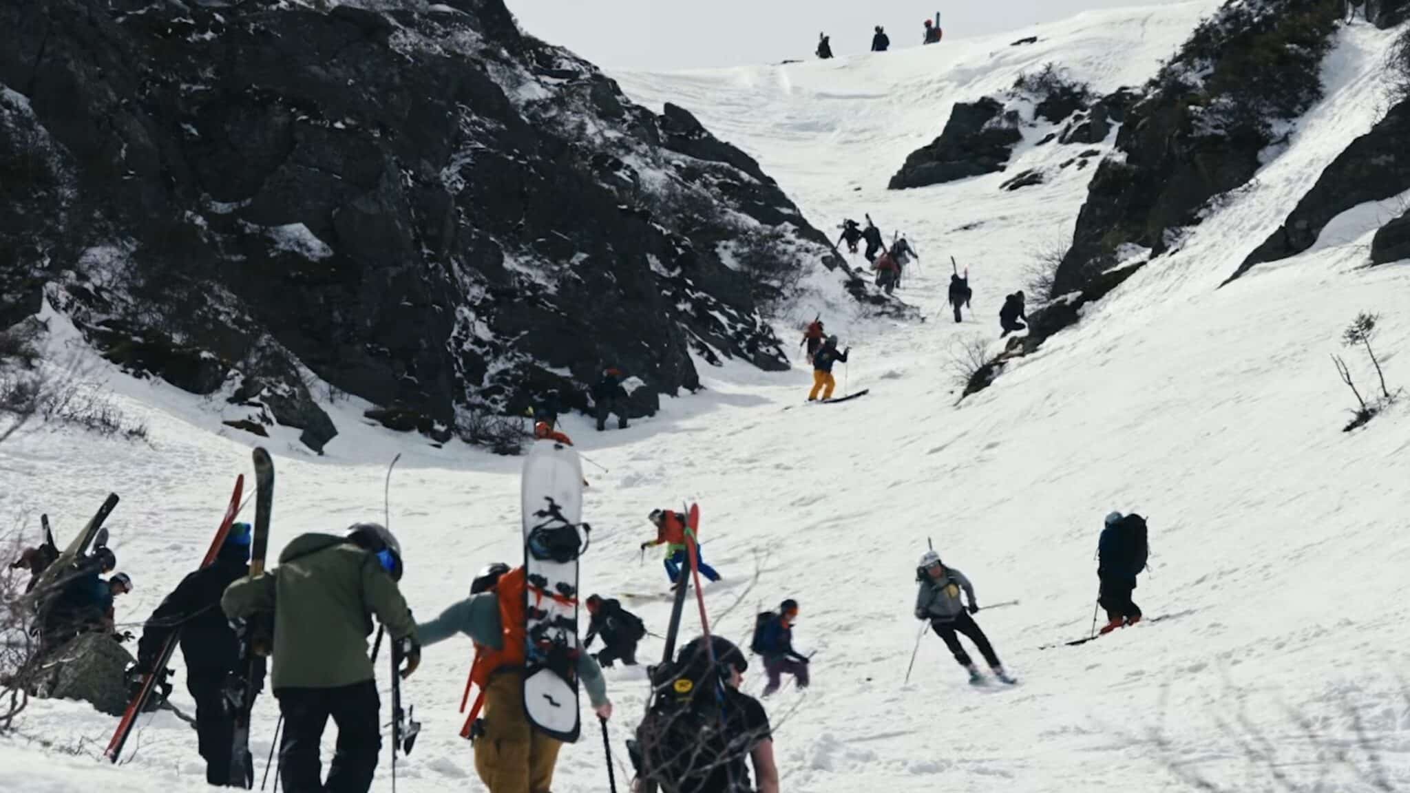 New Film Captures The Allure & Perils Of Skiing Tuckerman Ravine