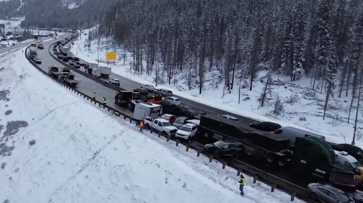 70-vehicle pileup on Colorado's I-70.