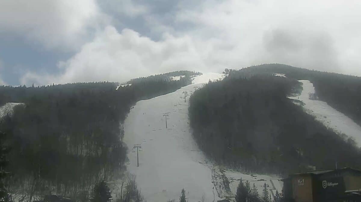 Killington's Superstar Six chairlift.