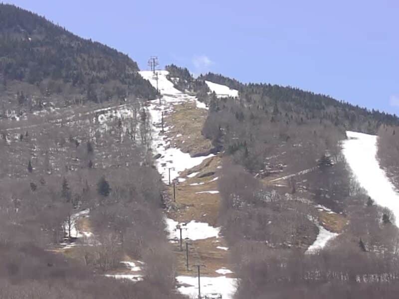 Conditions at Jay Peak, which saw some of the most snow of any ski resort in the U.S. this winter.