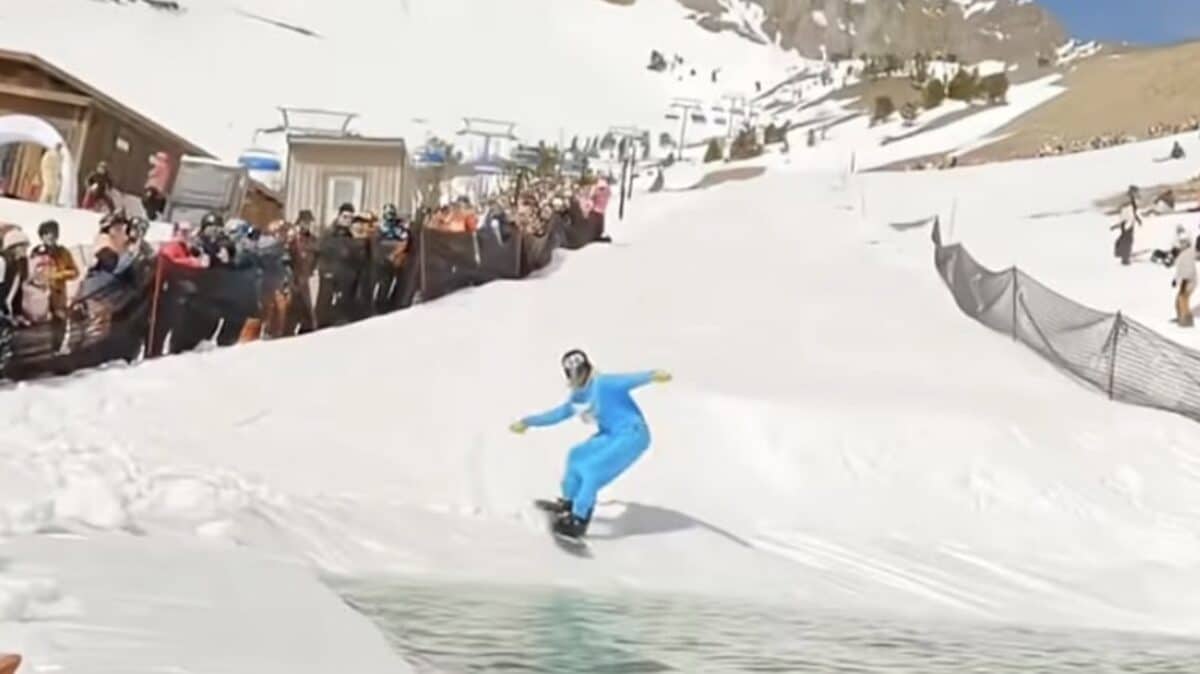 Big Sky pond skim.